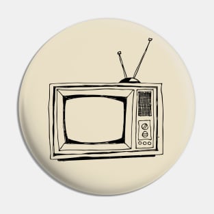 Nerd Vision Television Sitcom Laugh Track Pin