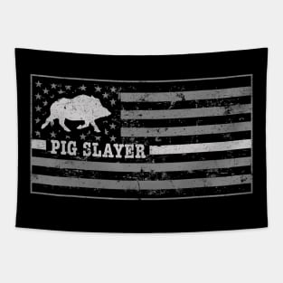 Wild Boar Hunter Pig Slayer Hog Hunting Gear Shirt Javelina Tapestry