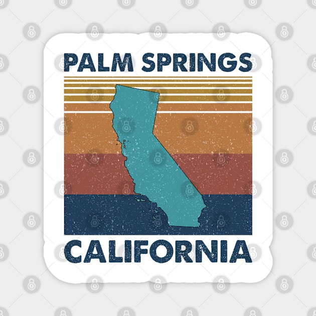 Palm Springs California Retro Vintage Clothing Men Women Custom T-Shirts Unique Graphic Magnet by lorijaquelyn