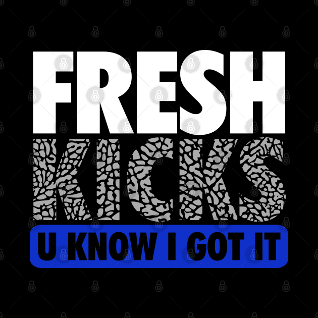 Fresh Kicks Blue by Tee4daily