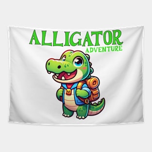 alligator adventure Tapestry