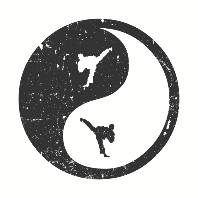 Taekwondo Ying Yang T-Shirt by Jonny1223