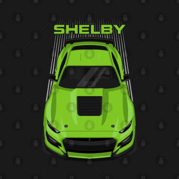 Ford Mustang Shelby GT500 2020-2021 - Grabber Lime by V8social