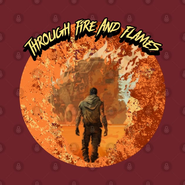 Through Fire And Flames Graphic by CTJFDesigns