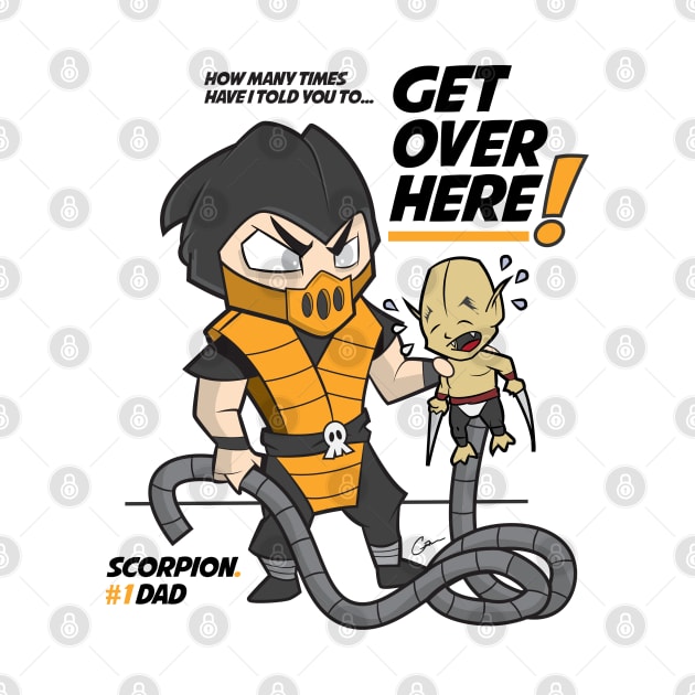 GET OVER HERE! (Scorpion and Baraka) by gscottdesign