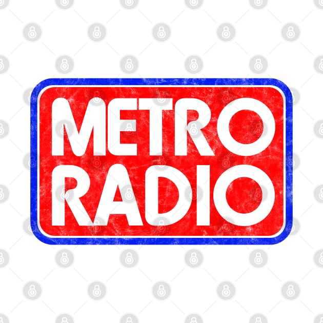 Metro Radio (80s logo) distressed by Stupiditee