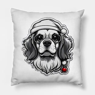 Santa puppy Pillow