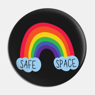 Safe Space Rainbow Pin