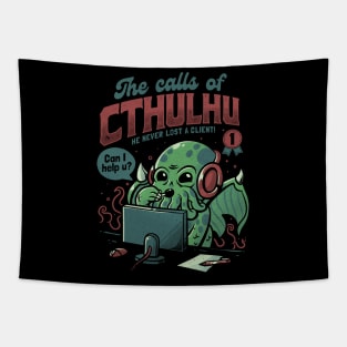 The Calls Of Cthulhu - Funny Horror Monster Gift Tapestry