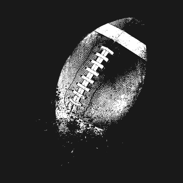 Football-American-Ball-Sports-Distressed-Eroded by StabbedHeart