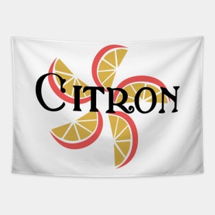 Madewell Multicolor Citron Lemon Fan Art Tapestry