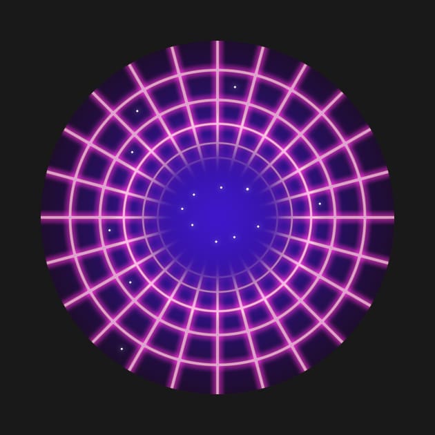 Retro Neon Circle by WhiteRave