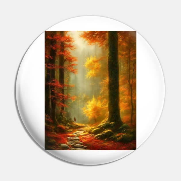 Golden Forest Pin by Fantasyscape