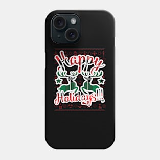 Happy Holidays Deer Phone Case