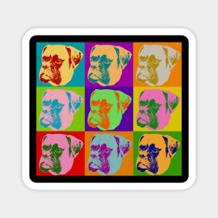 Boxer Dog Pop Art Love Boxers Magnet