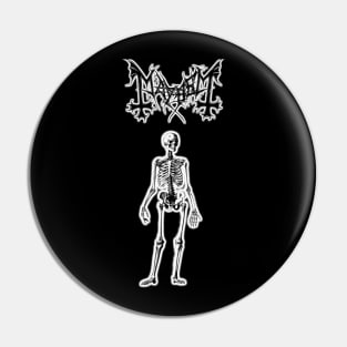 mayhem skull Pin