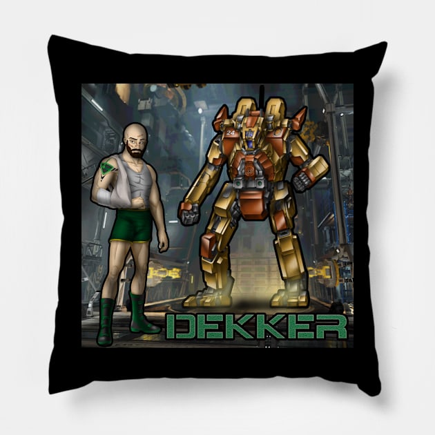 Dekker and his SDR-5V Spider Pillow by Oswald's Oddities