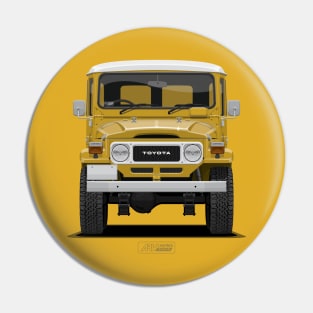 TLC FJ40 Hardtop Mustard Yellow Front Pin