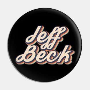 Jeff Beck Retro Style Pin