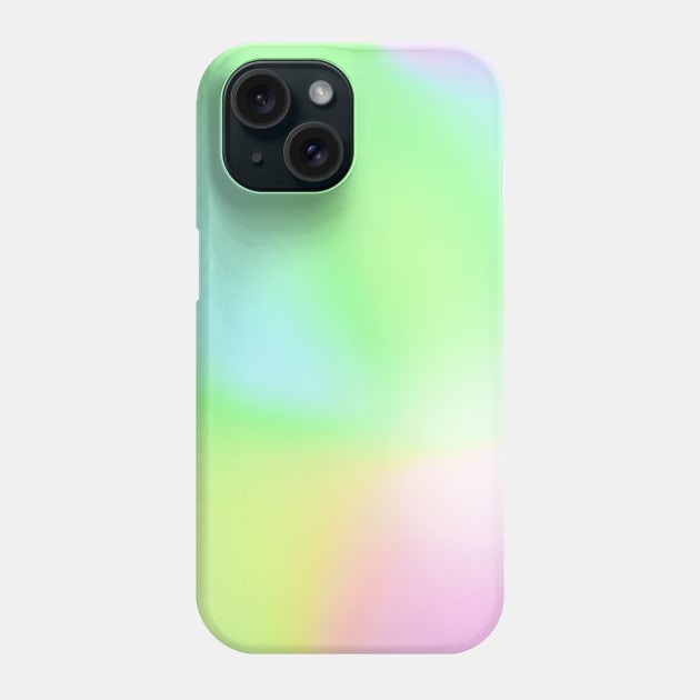 Rainbow Colors Abstract Blurry Gradient Ombre Soft Tie Dye Look Phone Case by anijnas