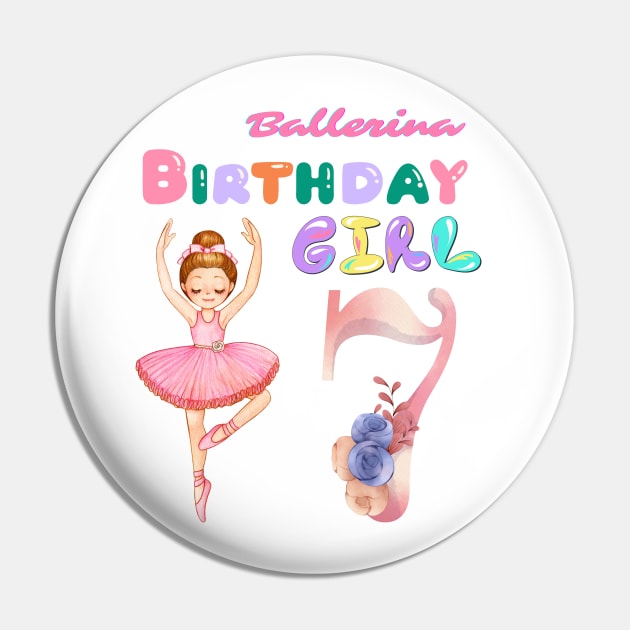7th birthday ballerina girl Pin by Yenz4289