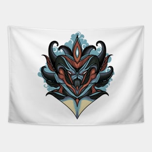 demon devil evil illustration Tapestry