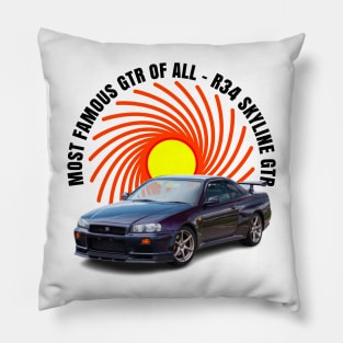 R34 GTR Pillow