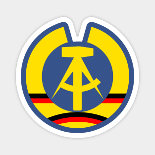 DDR coat of arms stylized Magnet