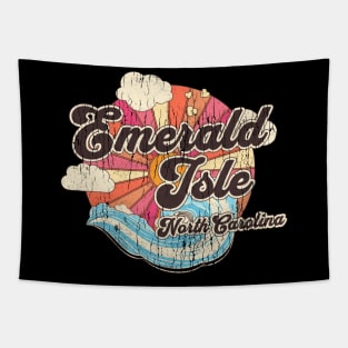 Emerald Isle, NC Summertime Vacationing Beachgoing Waves Tapestry