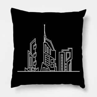 Futuristic Buildings Pillow