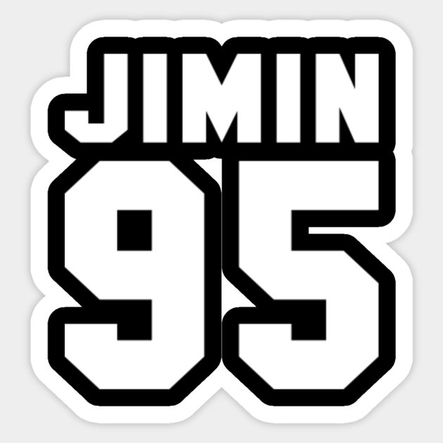 Jimin 95 Jimin Sticker Teepublic Uk Bangtan boys or bts are a group of males who are very popular. jimin 95