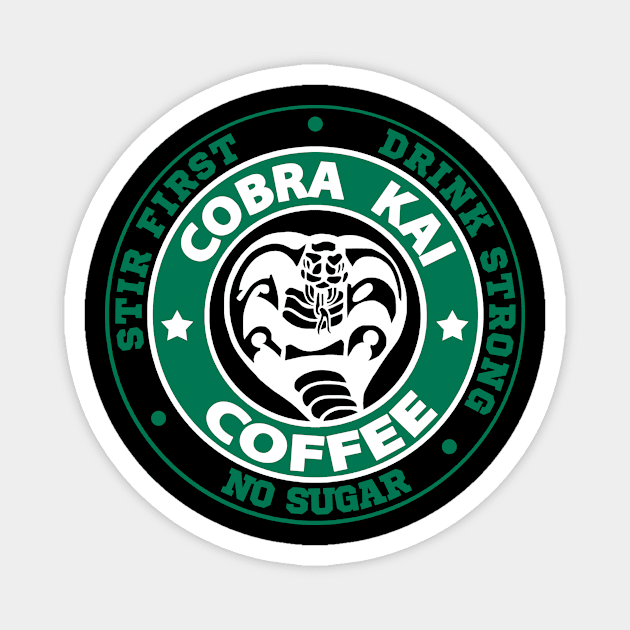 Cobra Kai Coffee Magnet by Digitalscribbles