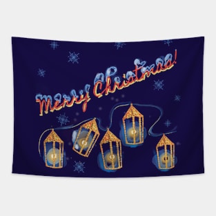 Merry Christmas Tapestry