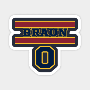 Braun0//Vintage basketball for fans Magnet