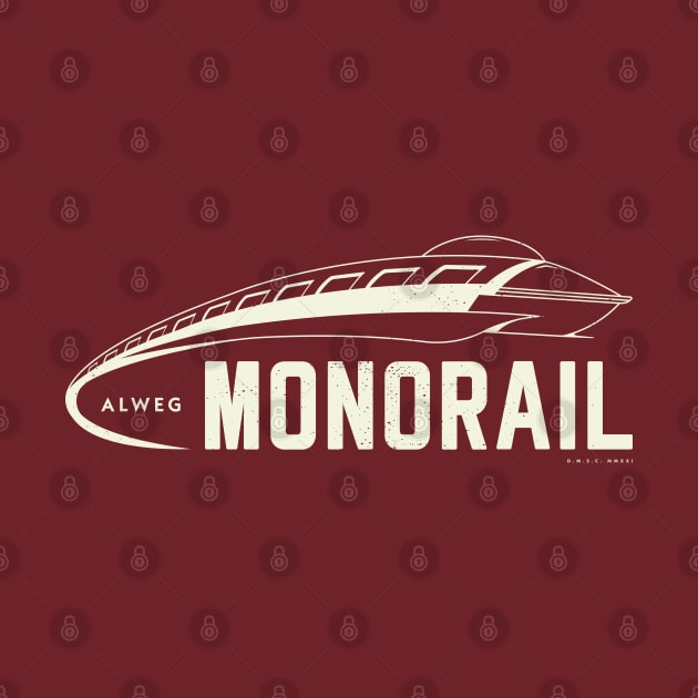 Alweg Monorail - Vintage by deadmansupplyco