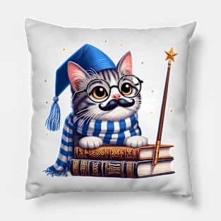 Nerdy Cat Pillow