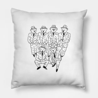 The Teddy Boys Pillow