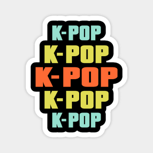 K-Pop Expanding and changing colors Magnet