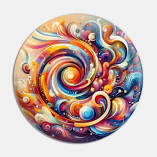 Spiraling Symphony Pin