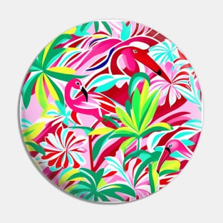 Flamingo Paradise Pin