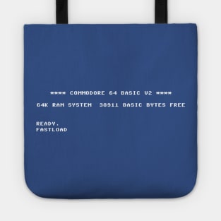 Commodore 64 Boot Screen Fastload Tote