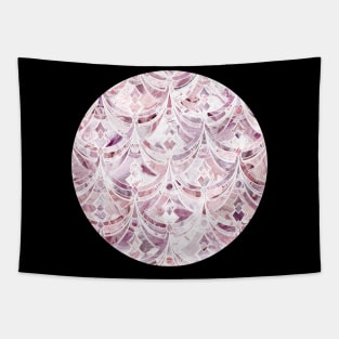 Berry Frosting Art Deco Pattern Tapestry