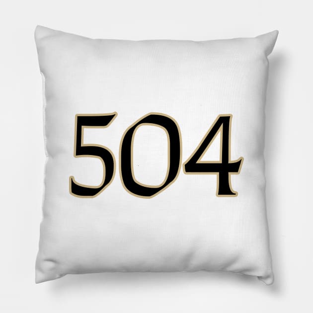 New Orleans LYFE the 504!!! Pillow by pralonhitam