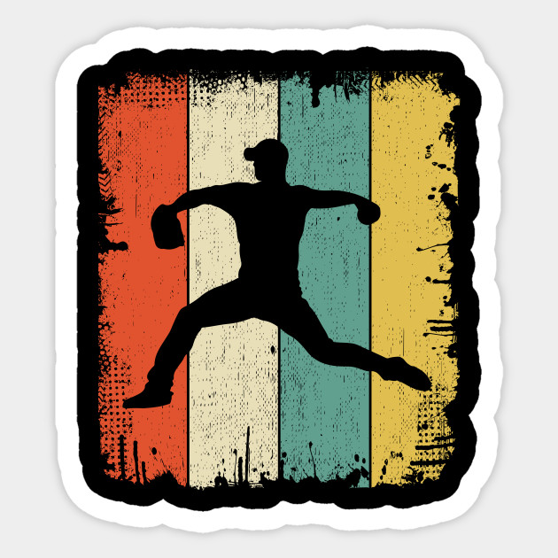 Retro Baseball Pitcher Background Cool Funny Baseball Jokes
