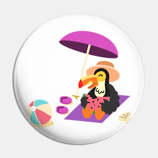 Summer Bird Pin