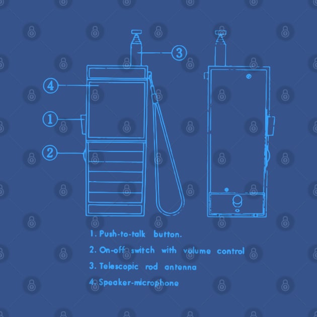 Blueprints Walkie Talkie Secret Technology Schematic Communication by callingtomorrow