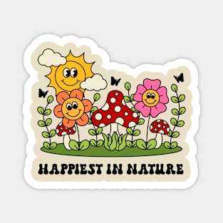 Happiest In Nature Magnet