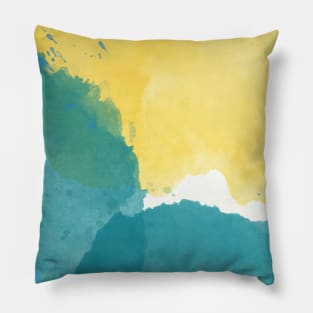 Beach Watercolour Pillow