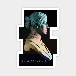 Louisa May Alcott bust Magnet