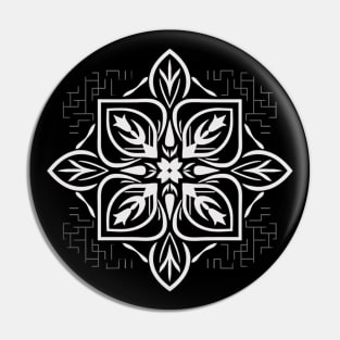 Sacred Geometry Fractal Art Pin